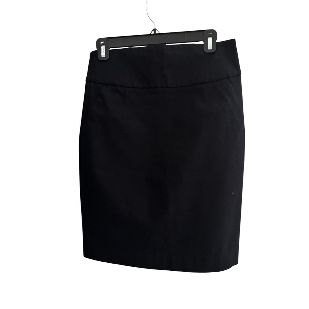 Banana Republic Black Stretch Pencil Skirt High Waist Career Size 6